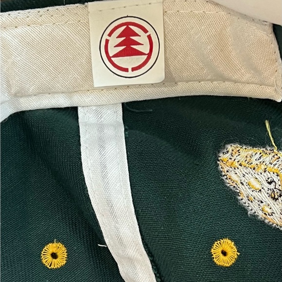 Green Bay Packers World Champions Embroidered 1990s vintage Hat Cap - Picture 6 of 6